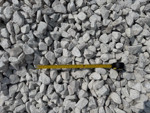 2" white decorative gravel