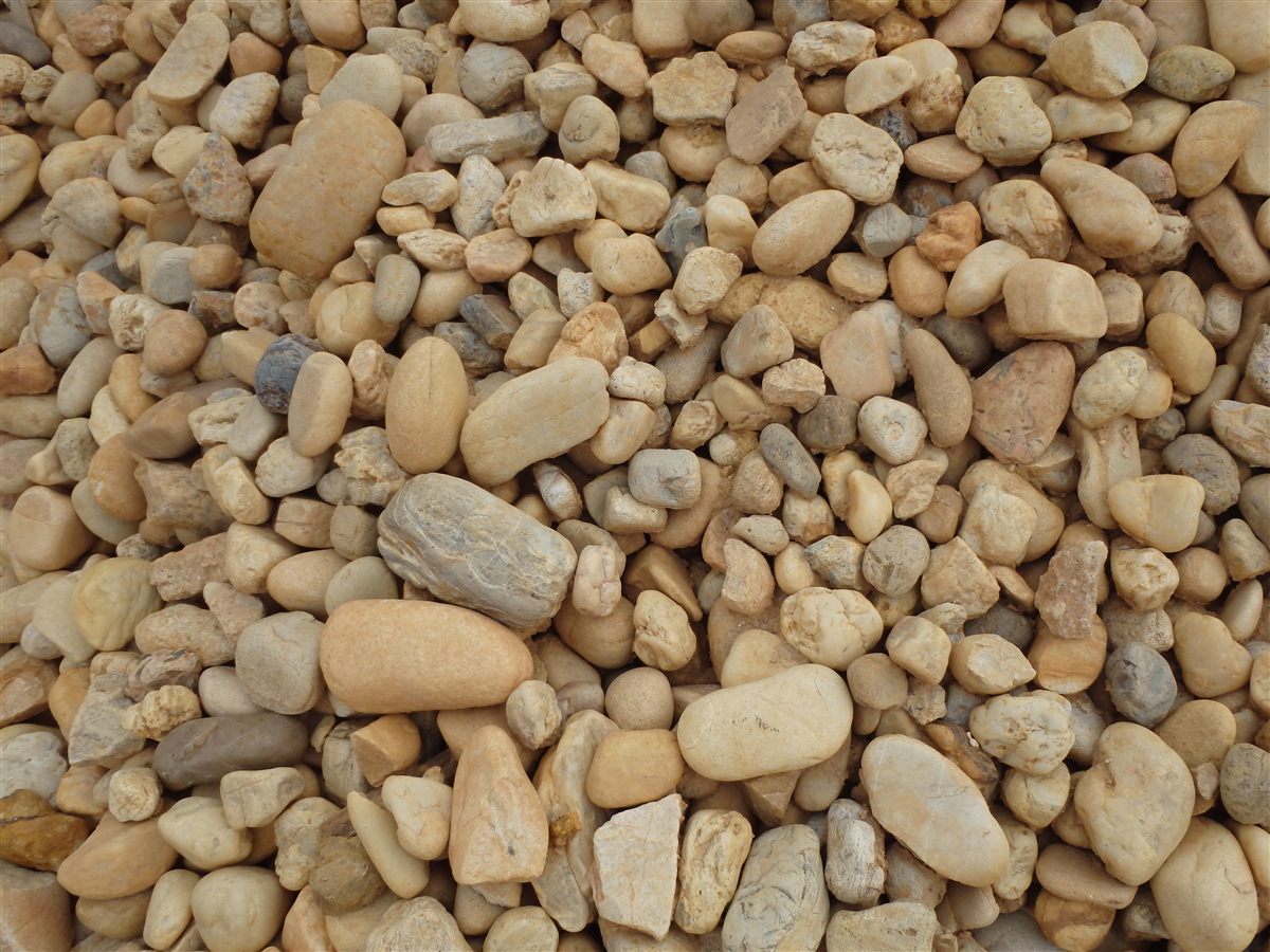 2 inch river washed gravel for decorative landscaping